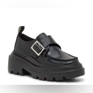 New G.H. Bass Platform Derby Leather Loafer Women’s Size 8